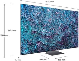 1 SAMSUNG 216 cm Neo QLED Quantum Mini LED AI alimenté 8K Série QN900D Téléviseur intelligent Neo Quantum HDR avec conception Infinity air, taux de rafraîchissement de 240Hz, Dolby Atmos
